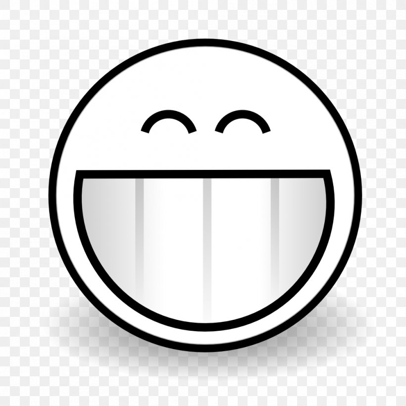 Smiley Emoticon Clip Art, PNG, 999x999px, Smiley, Area, Black And White, Blog, Emoticon Download Free