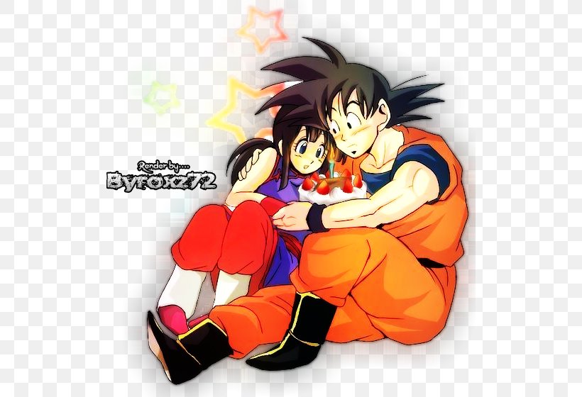 Chi-Chi Goku Vegeta Bulma Gohan, PNG, 520x560px, Watercolor, Cartoon, Flower, Frame, Heart Download Free