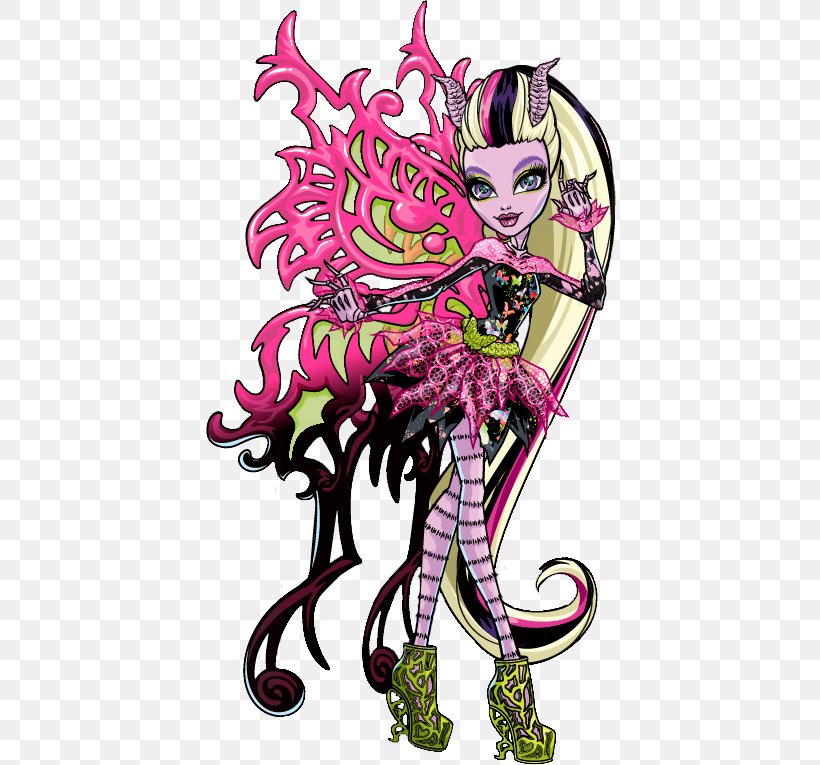 Monster High Freaky Fusion Bonita Femur Doll Toy Monster High Cleo De Nile, PNG, 412x765px, Monster High, Art, Costume Design, Demon, Doll Download Free