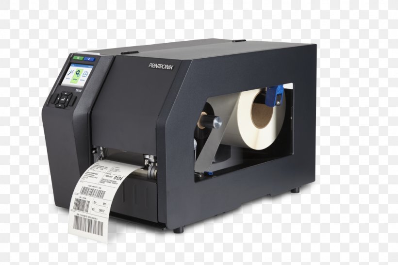 Thermal Printing Printronix Barcode Printer Label Printer, PNG, 1024x683px, Thermal Printing, Barcode, Barcode Printer, Hardware, Industry Download Free