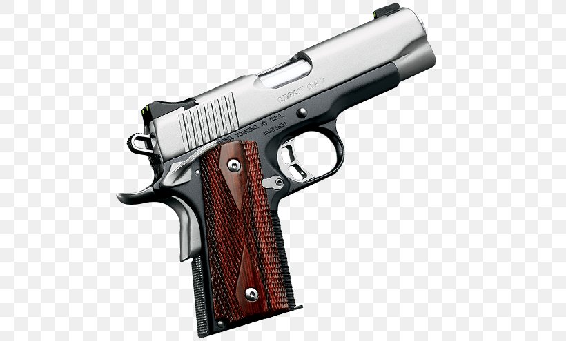 Kimber Manufacturing Kimber Custom .45 ACP Automatic Colt Pistol Firearm, PNG, 532x495px, 9 Mm Caliber, 45 Acp, 380 Acp, 919mm Parabellum, Kimber Manufacturing Download Free