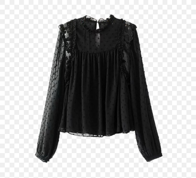 Sleeve T-shirt Blouse Sweater Online Shopping, PNG, 558x744px, Sleeve, Aline, Black, Blouse, Chiffon Download Free