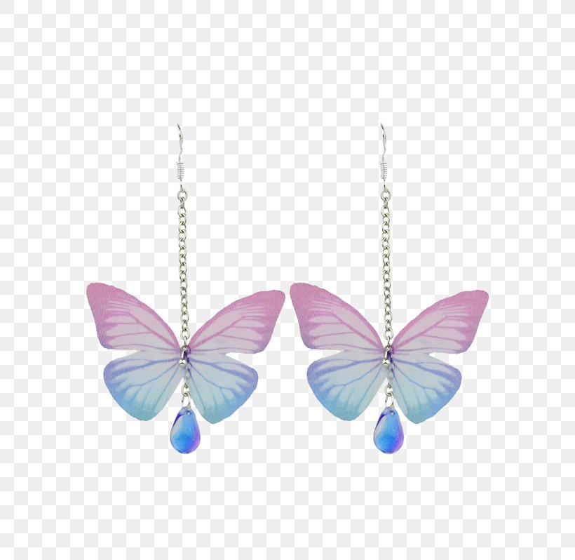 Earring Jewellery Necklace T-shirt Gemstone, PNG, 600x798px, Earring, Body Jewelry, Butterfly, Chain, Charms Pendants Download Free