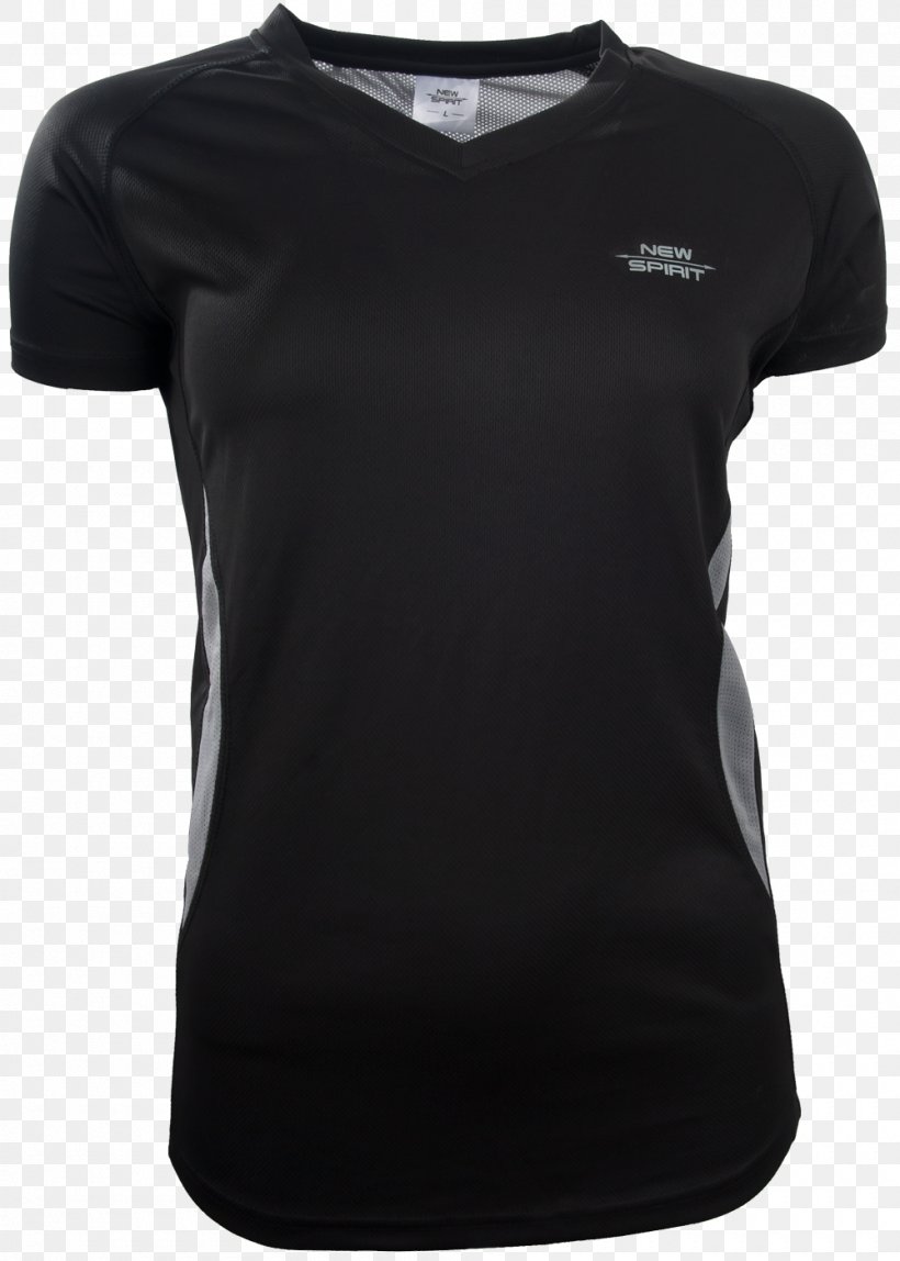 T-shirt Sleeve Clothing Neckline Cotton, PNG, 1000x1400px, Tshirt, Active Shirt, Allegro, Black, Clothing Download Free