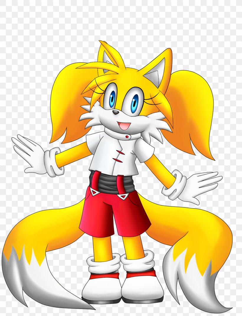 Tails Sonic Chaos Sonic The Hedgehog Knuckles The Echidna Gender Bender, PNG, 1280x1671px, Tails, Art, Carnivoran, Cartoon, Cat Download Free