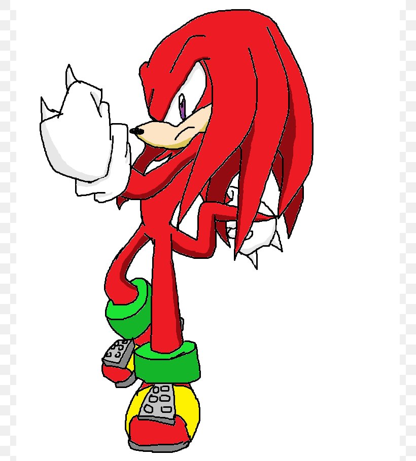 Knuckles The Echidna Drawing Line Art Clip Art, PNG, 756x910px ...