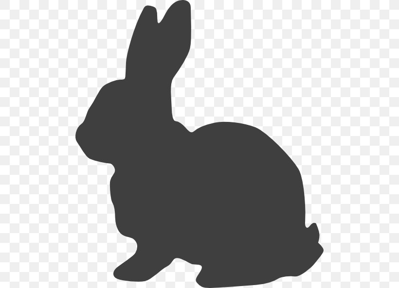 Hare Easter Bunny White Rabbit Vector Graphics, PNG, 510x593px, Hare, Black, Black And White, Carnivoran, Dog Like Mammal Download Free