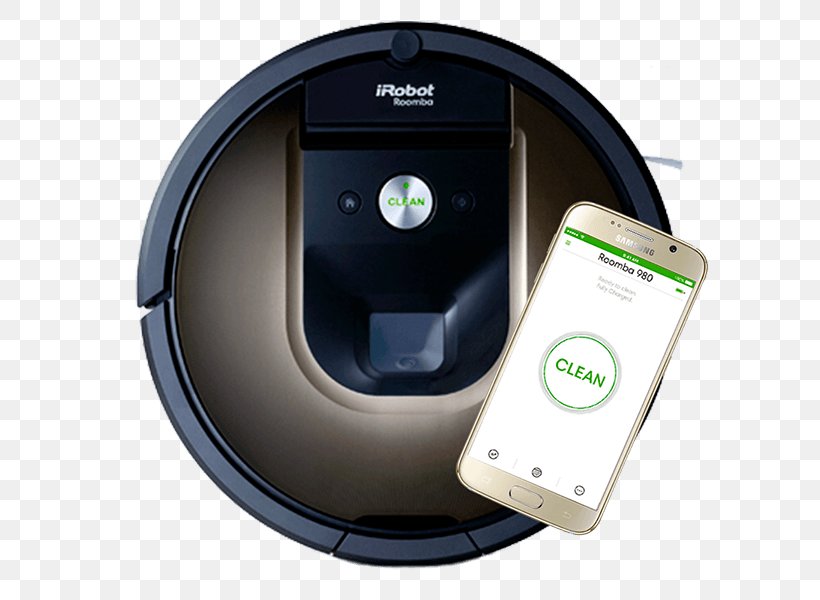 IRobot Roomba 980 Robotic Vacuum Cleaner, PNG, 600x600px, Roomba, Cleaner, Electronic Device, Electronics, Electronics Accessory Download Free