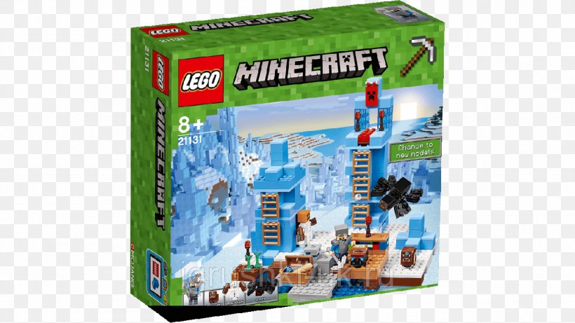 LEGO 21131 Minecraft The Ice Spikes Toy Block Lego Minecraft, PNG, 1280x720px, Lego 21131 Minecraft The Ice Spikes, Ice, Lego, Lego Marvel Super Heroes, Lego Minecraft Download Free