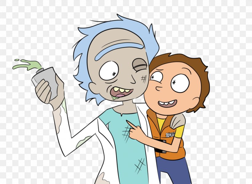 Marty McFly Rick Sanchez Morty Smith Homo Sapiens Adult Swim, PNG, 1024x748px, Watercolor, Cartoon, Flower, Frame, Heart Download Free