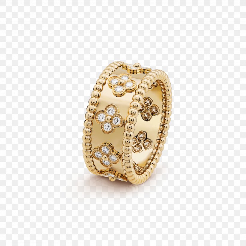 Van Cleef & Arpels Ring Gold Jewellery Cartier, PNG, 3000x3000px, Van Cleef Arpels, Bling Bling, Body Jewelry, Bracelet, Cartier Download Free