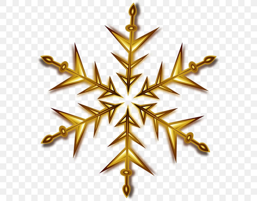 Snowflake Gold Clip Art, PNG, 590x640px, Snowflake, Christmas, Christmas Ornament, Color, Gold Download Free