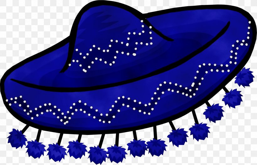 Hat Cartoon, PNG, 1708x1097px, 2019, Watercolor, Blue, Cobalt Blue, Costume Hat Download Free