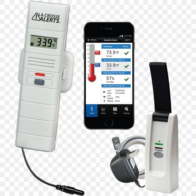 Wireless Mobile Phones Sensor La Crosse Technology, PNG, 1000x1000px, Wireless, Battery Charger, Communication, Computer Monitors, Electronic Device Download Free