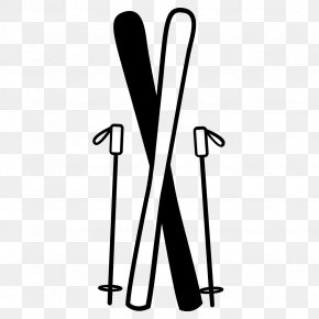 Blackandwhite Ski Equipment - Finger Logo Number Data-driven Creativity PNG