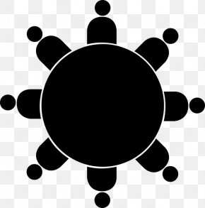 Round Table Meeting Clip Art PNG