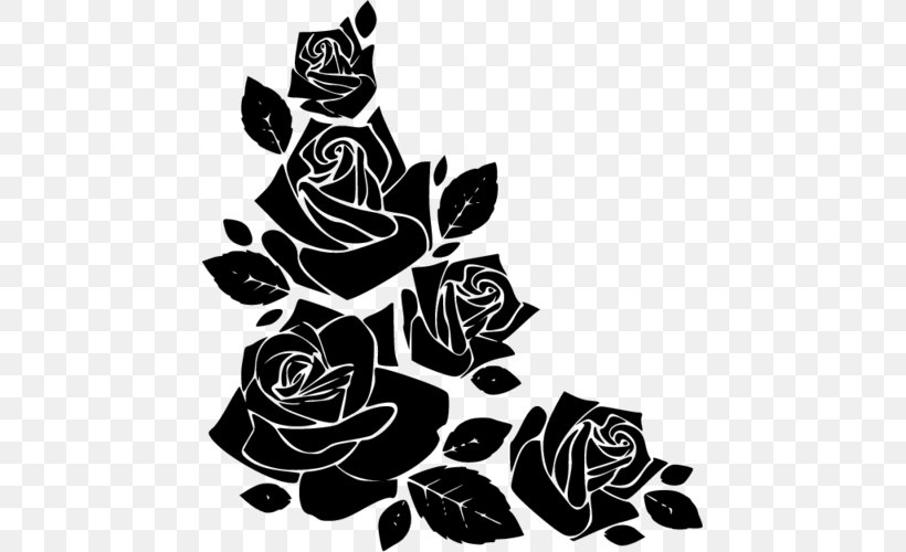 Royalty-free Rose Stock Photography Silhouette, PNG, 500x500px, Royaltyfree, Art, Black, Black And White, Decorative Arts Download Free