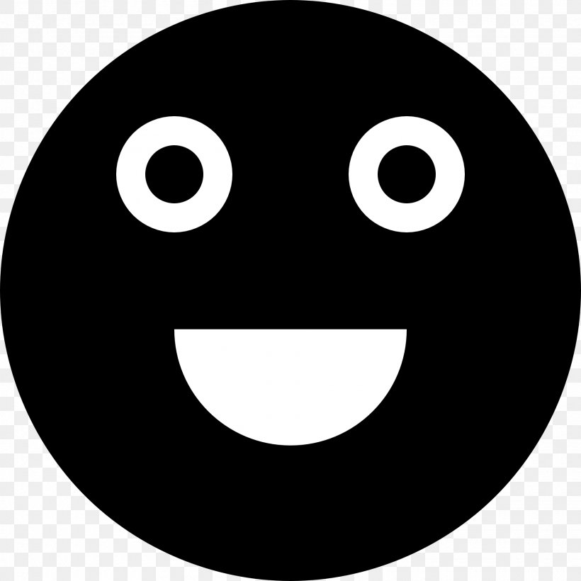 Smiley Emoticon Desktop Wallpaper Clip Art, PNG, 1920x1920px, Smiley, Black, Black And White, Emoticon, Face Download Free