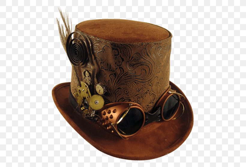 Top Hat Steampunk Goggles Headgear, PNG, 555x555px, Hat, Bowler Hat, Clothing, Coffee Cup, Costume Download Free