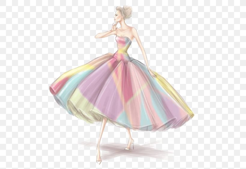 Wedding Dress Fashion Illustration Drawing, PNG, 564x564px, Watercolor, Cartoon, Flower, Frame, Heart Download Free