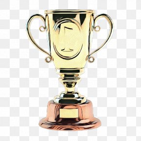 Drinkware Award - Cartoon Gold Medal PNG