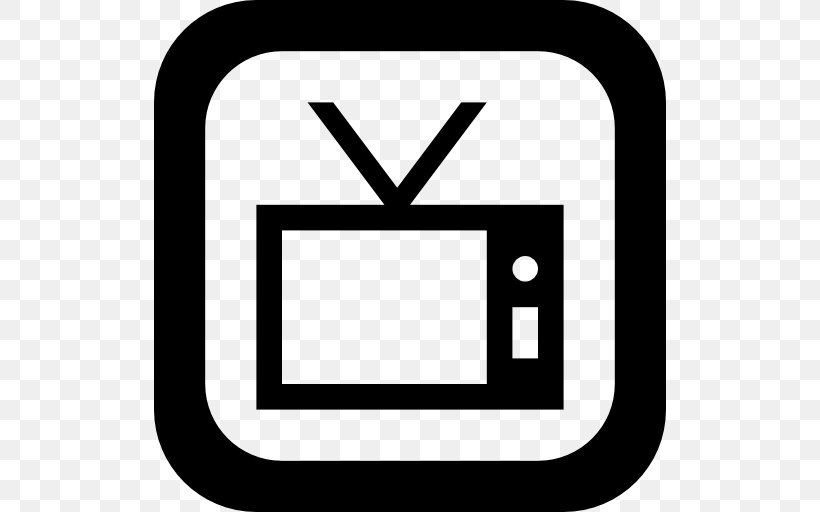 Television Clip Art, PNG, 512x512px, Television, Area, Black And White, Brand, Gratis Download Free