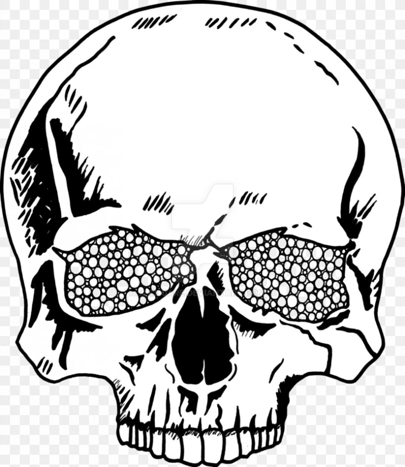 Skull Headgear Line Art Jaw Clip Art, PNG, 833x960px, Skull, Artwork, Black, Black And White, Black M Download Free