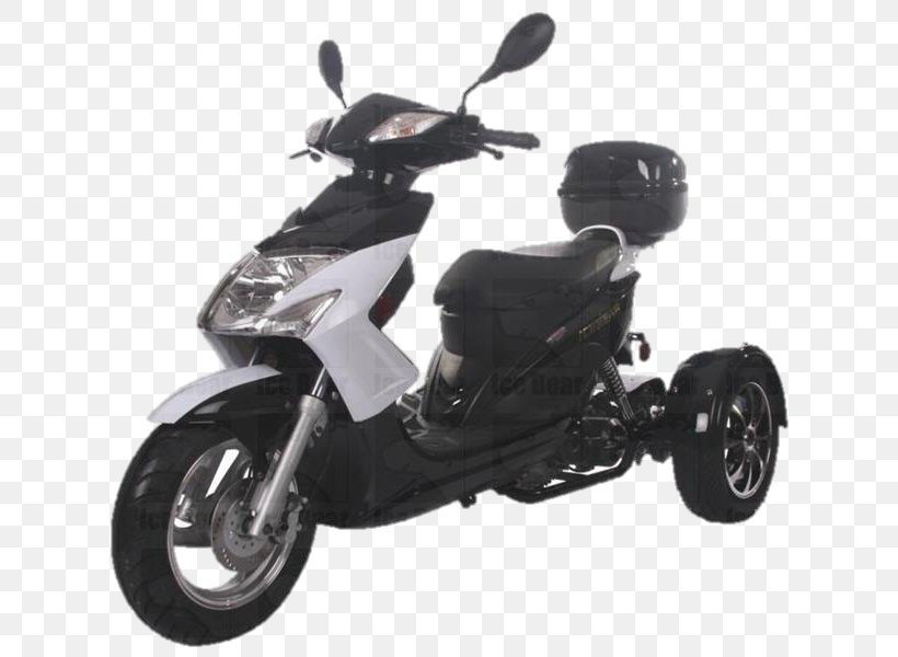 Scooter Motorized Tricycle Moped Motorcycle Three-wheeler, PNG, 800x600px, Scooter, Allterrain Vehicle, Automatic Transmission, Automotive Wheel System, Car Download Free