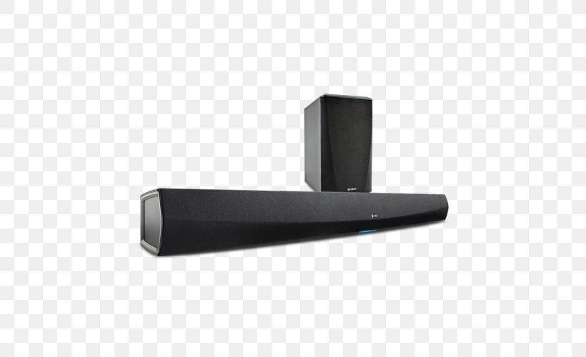 Soundbar Home Theater Systems Denon HEOS HomeCinema, PNG, 500x500px, Sound, Cinema, Denon, Home Theater Systems, Loudspeaker Download Free