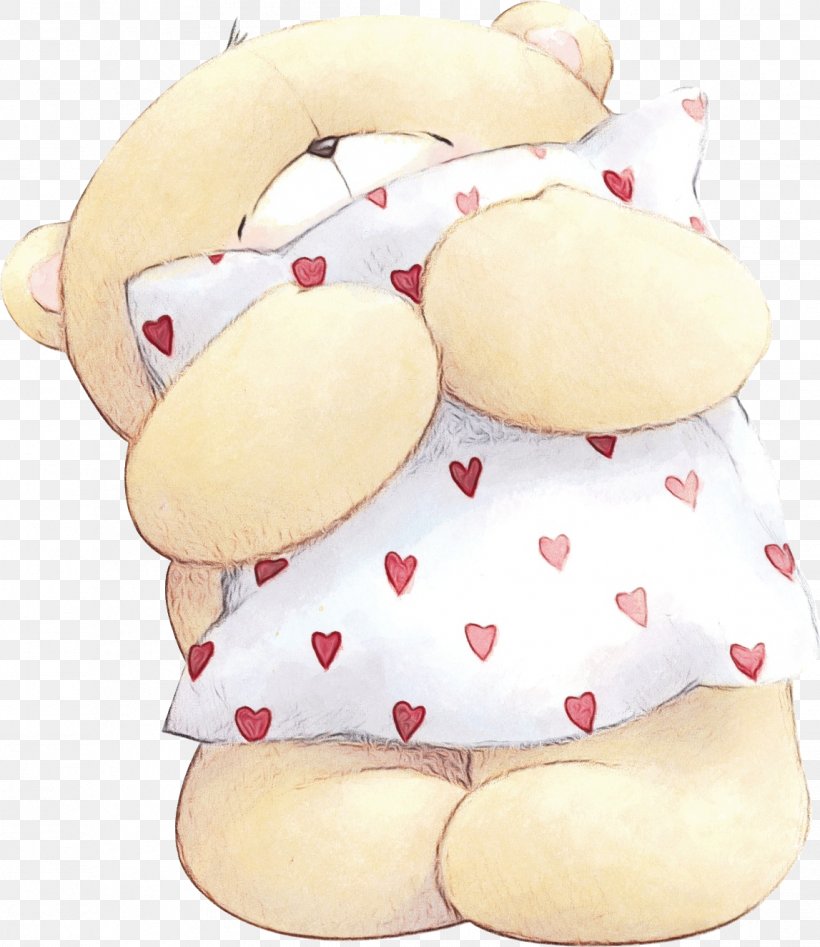 Teddy Bear, PNG, 1147x1326px, Watercolor, Beige, Paint, Plush, Stuffed Toy Download Free