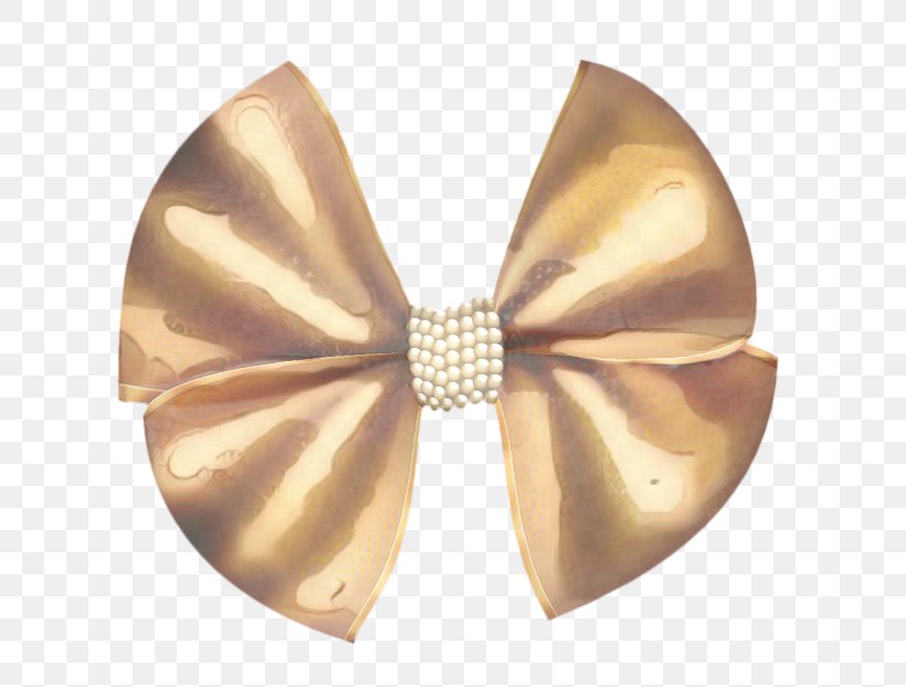 Gold Ribbon Ribbon, PNG, 700x622px, Metal, Beige, Bow Tie, Brooch, Butterfly Download Free