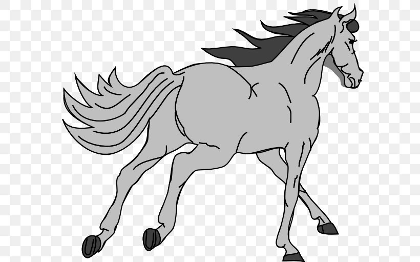American Paint Horse Mustang Gray White Clip Art, PNG, 600x511px, Horse, Art, Black And White, Blue, Bridle Download Free