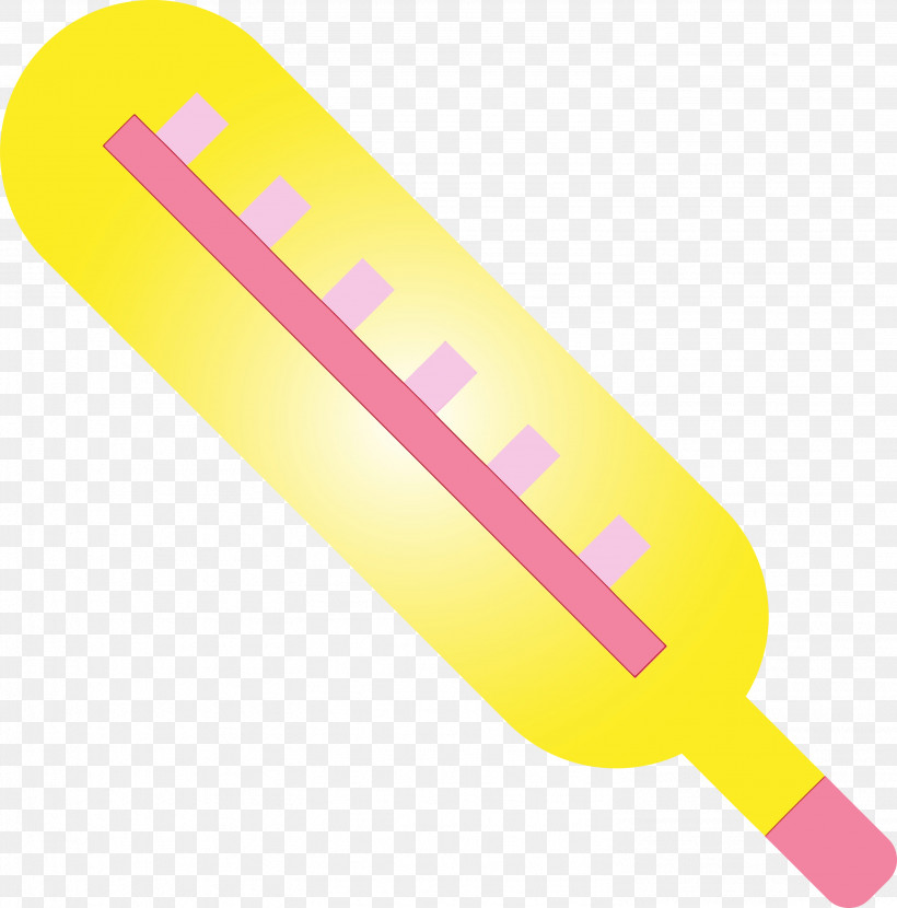 Yellow Line, PNG, 2963x3000px, Thermometer, Covid, Fever, Line, Paint Download Free