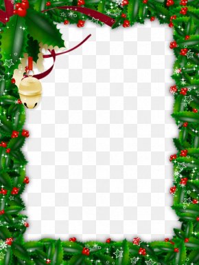Christmas Frame HD - Christmas Tree Picture Frame PNG