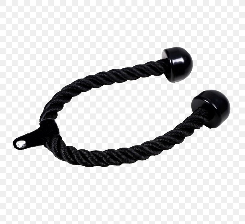 Jump Ropes Triceps Brachii Muscle Pulley Sport, PNG, 750x750px, Rope, Black, Crossfit, Fitness Centre, Hardware Download Free