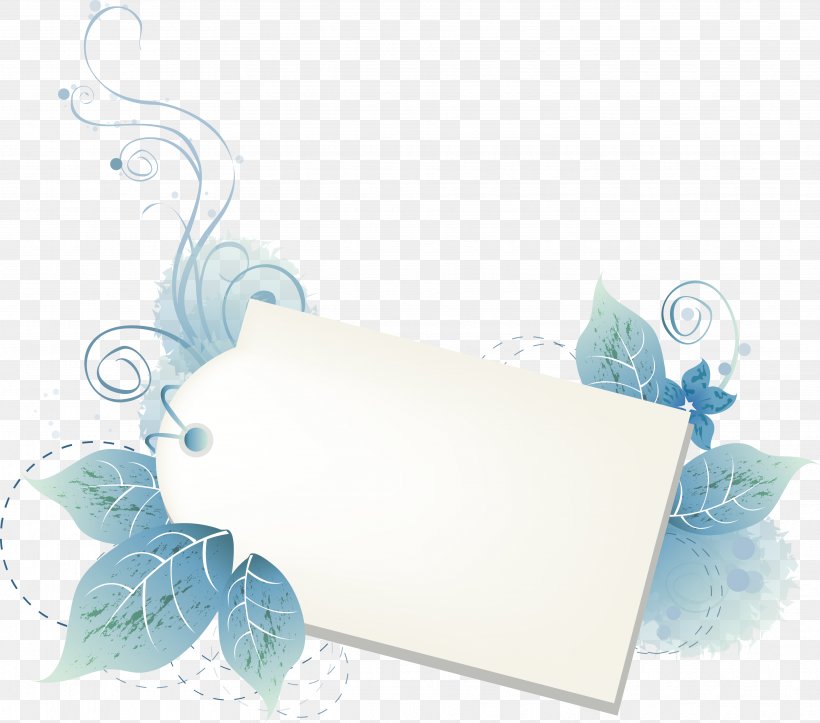 Paper Template, PNG, 3861x3408px, Paper, Aqua, Banner, Blue, Product Download Free