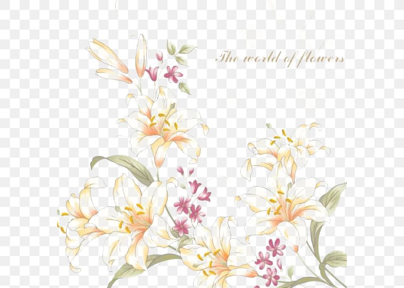 Floral Design Desktop Wallpaper Flower, PNG, 588x585px, Floral Design, Art, Blossom, Branch, Cut Flowers Download Free