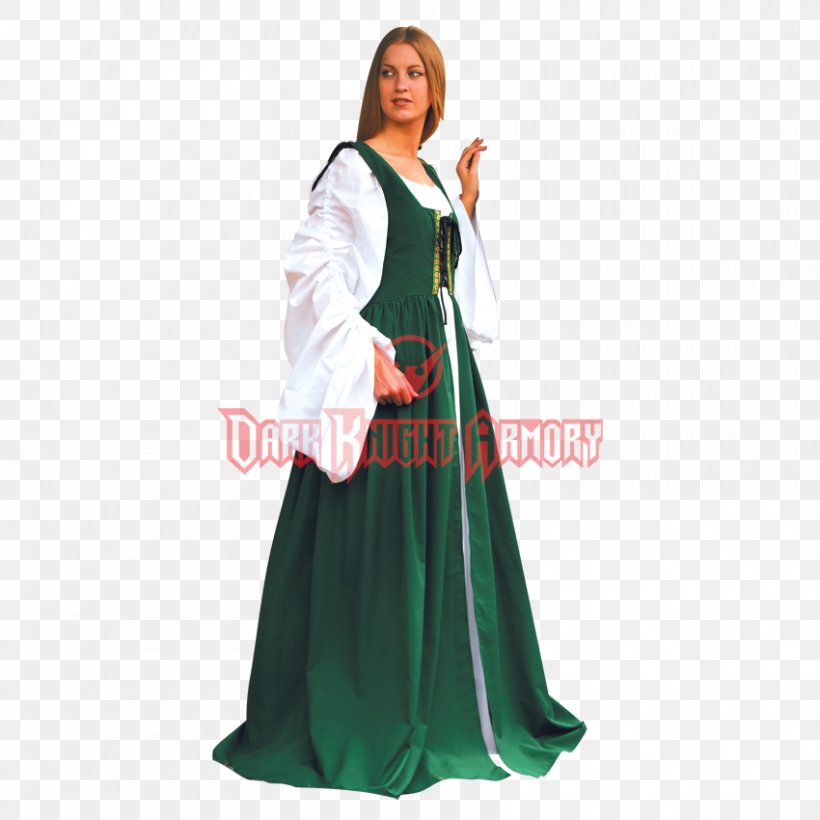 Renaissance Middle Ages Robe English Medieval Clothing, PNG, 850x850px, Renaissance, Bodice, Cloak, Clothing, Costume Download Free