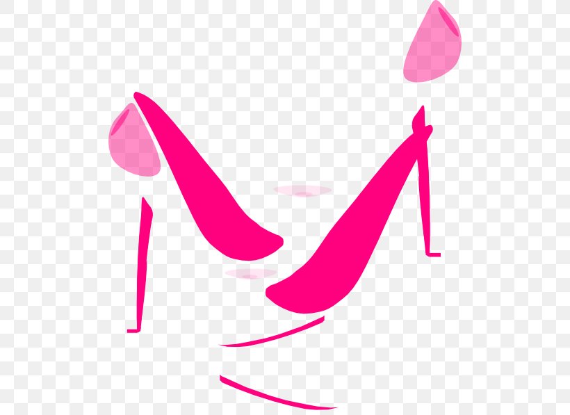 Clip Art Line Shoe Pink M Text Messaging, PNG, 522x597px, Shoe, Area, Magenta, Pink, Pink M Download Free