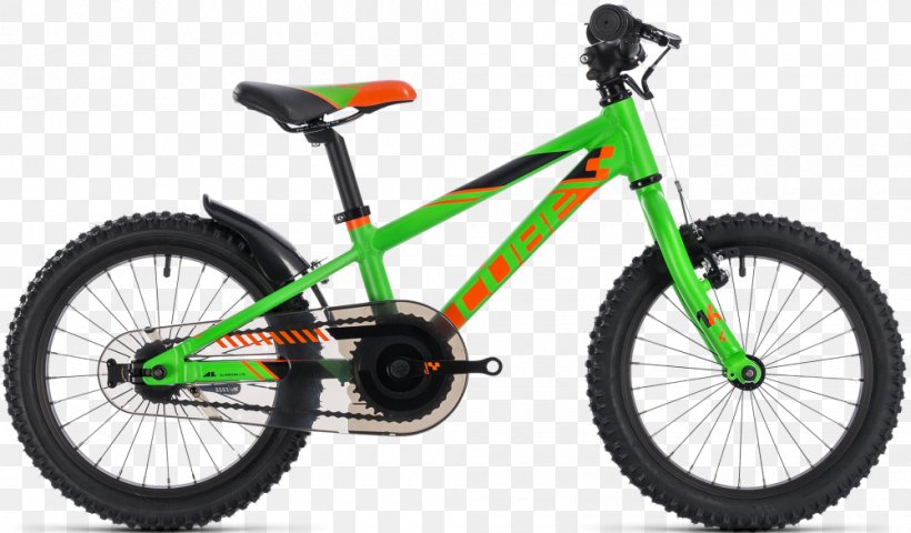 Cube Kid 160 (2018) Bicycle Cube Bikes Mountain Bike, PNG, 1000x586px, Cube Kid 160 2018, Automotive Tire, Balance Bicycle, Bicycle, Bicycle Accessory Download Free