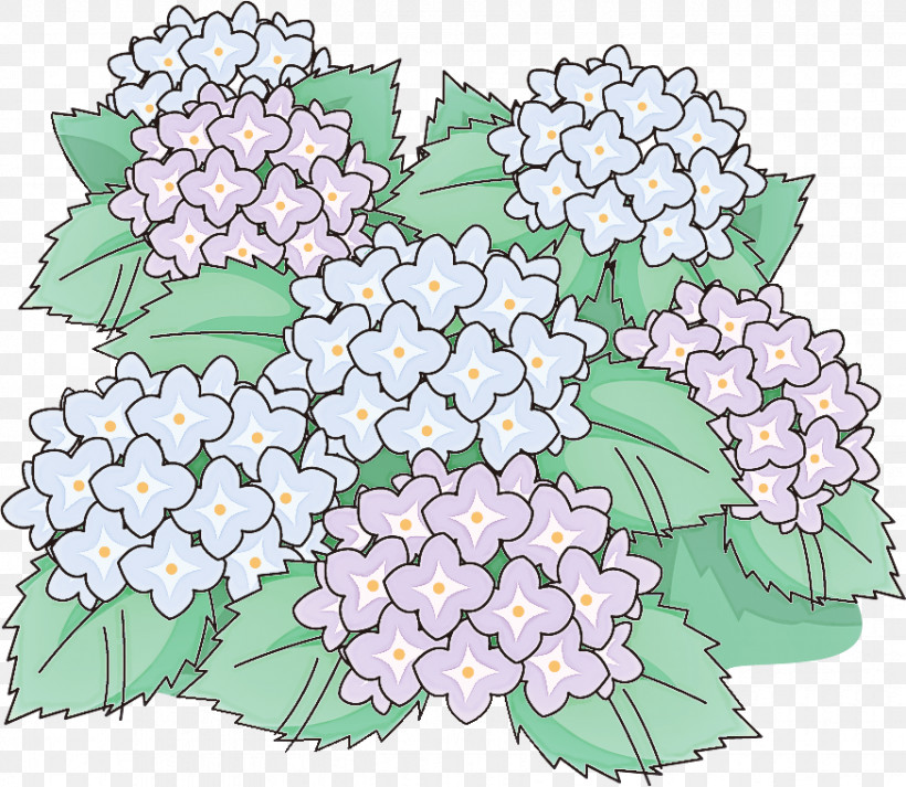 Hydrangea Summer Flower, PNG, 874x760px, Hydrangea, Common Lilac, Cut Flowers, Drawing, Floral Design Download Free