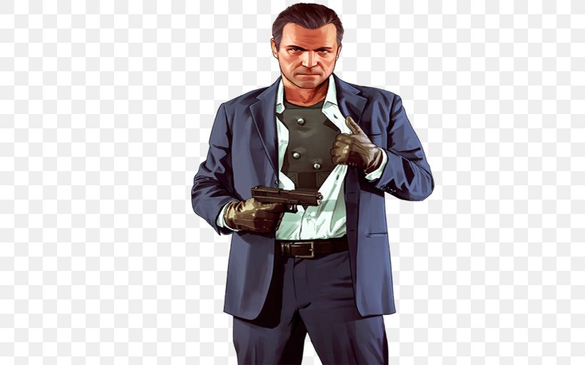 Ned Luke Grand Theft Auto V Grand Theft Auto IV Grand Theft Auto: Vice City Grand Theft Auto: San Andreas, PNG, 512x512px, Ned Luke, Blazer, Businessperson, Formal Wear, Franklin Clinton Download Free