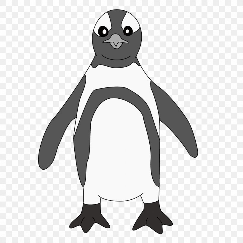 Penguin Beak Clip Art, PNG, 1000x1000px, Penguin, Beak, Bird, Black And White, Flightless Bird Download Free