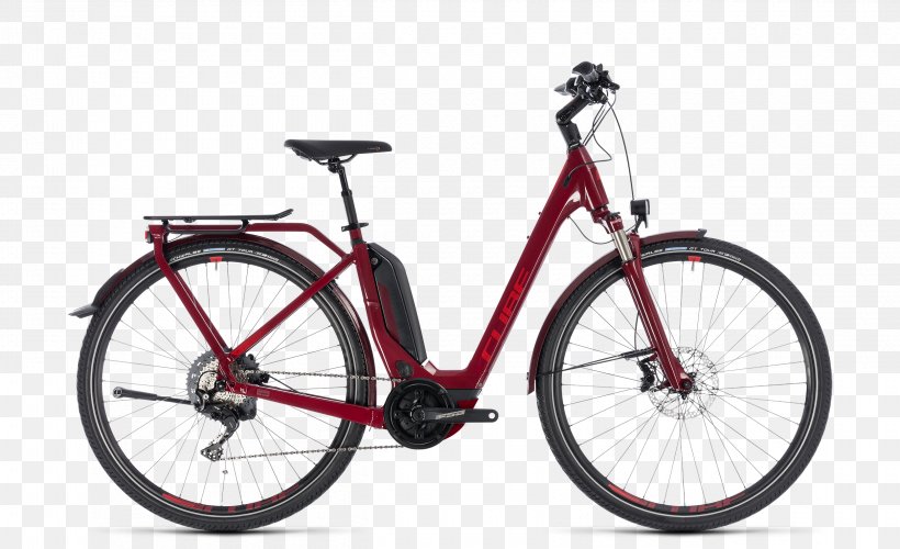 City Bicycle Electric Bicycle Electric Vehicle Cube Bikes, PNG, 2500x1525px, City Bicycle, Bicycle, Bicycle Accessory, Bicycle Frame, Bicycle Handlebar Download Free