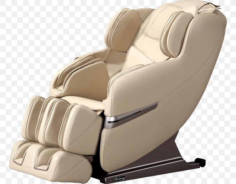 Massage Chair Recliner Shiatsu, PNG, 757x640px, Chair, Artificial Leather, Automotive Design, Beige, Bicast Leather Download Free