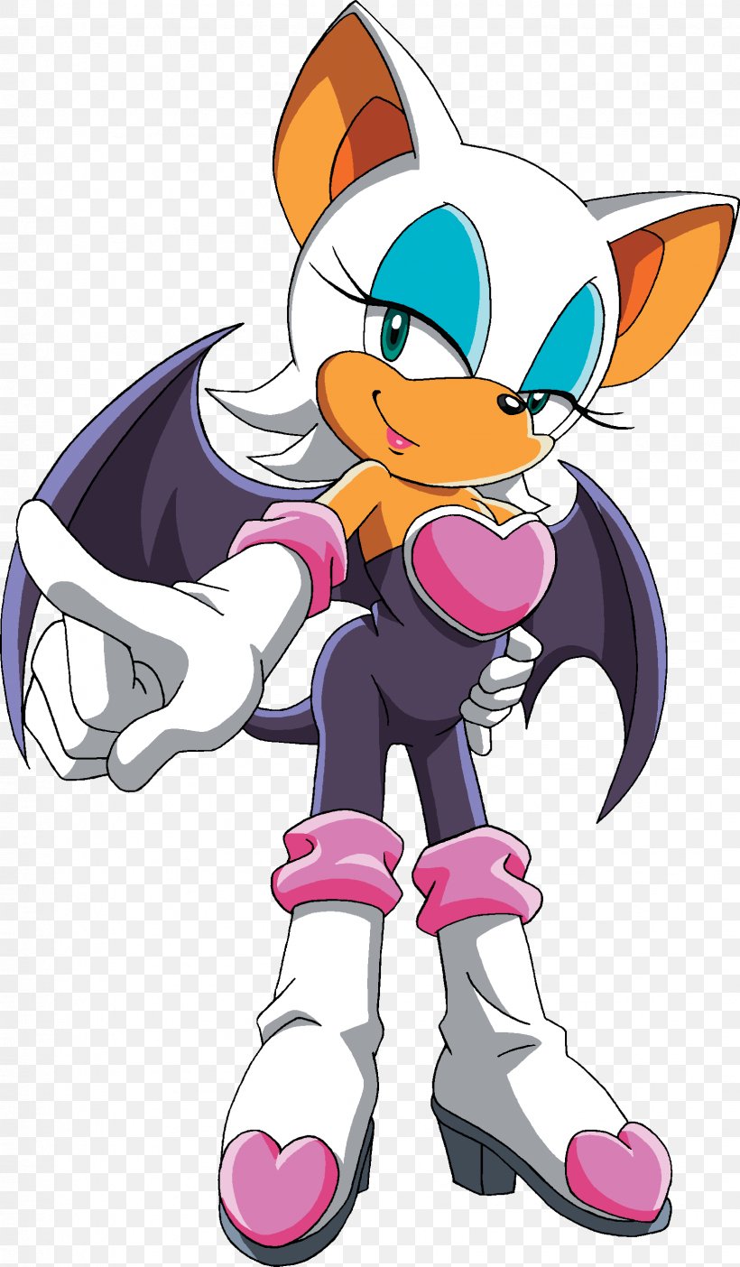Rouge The Bat Shadow The Hedgehog Amy Rose Sonic Chronicles: The Dark Brotherhood Sonic The Hedgehog, PNG, 1632x2796px, Rouge The Bat, Amy Rose, Art, Big The Cat, Cartoon Download Free