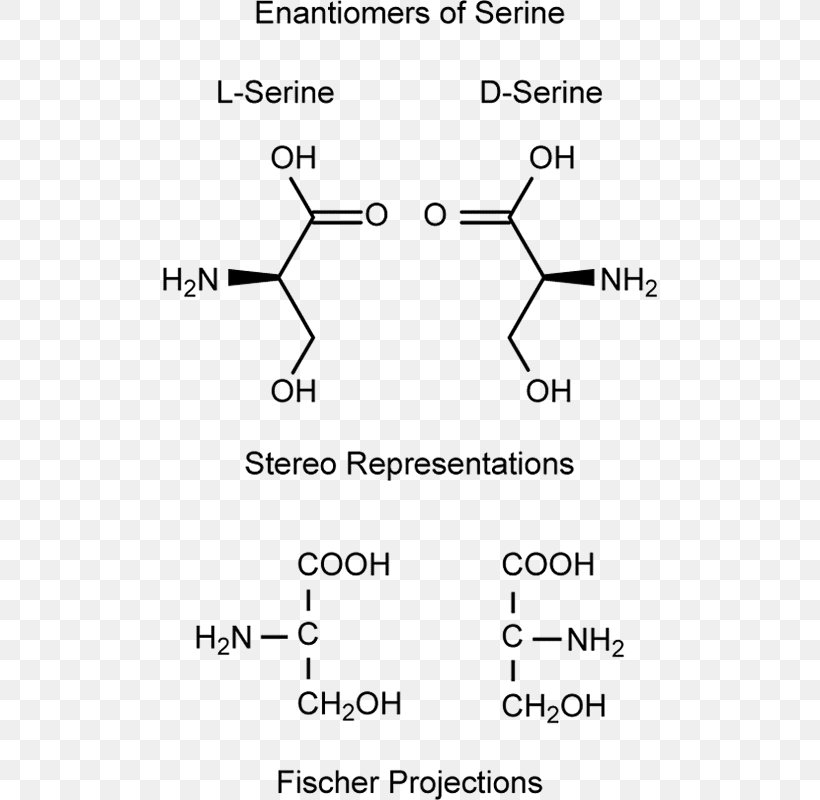 Enantiomer Serine Stereochemistry Amino Acid, PNG, 500x800px, Enantiomer, Acid, Amino Acid, Area, Black And White Download Free