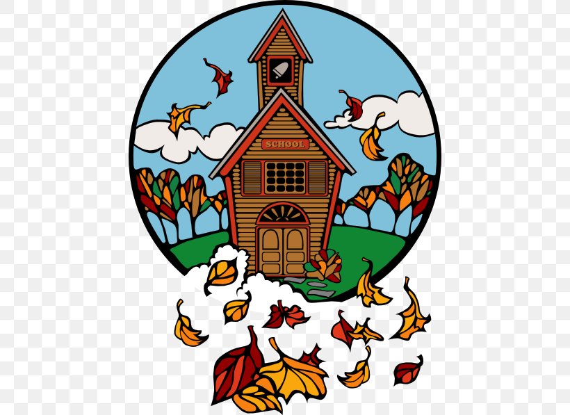 School Student Autumn Clip Art, PNG, 450x597px, School, Art, Artwork, Autumn, Beak Download Free