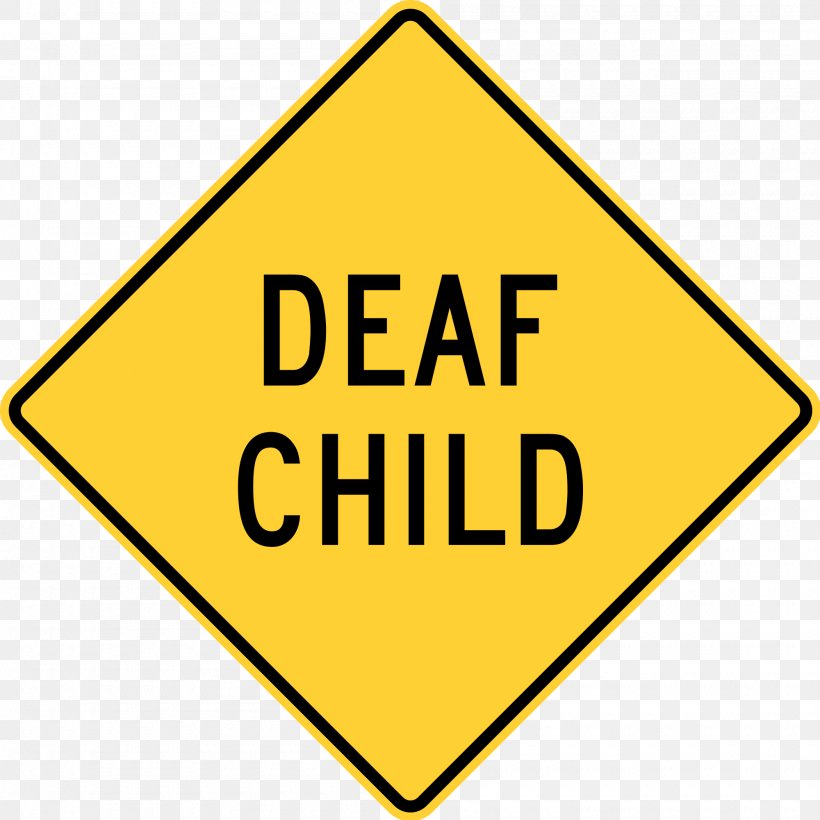 Warning Sign Traffic Sign Child Deaf Culture, PNG, 2000x2000px, Warning Sign, Area, Brand, Child, Deaf Culture Download Free