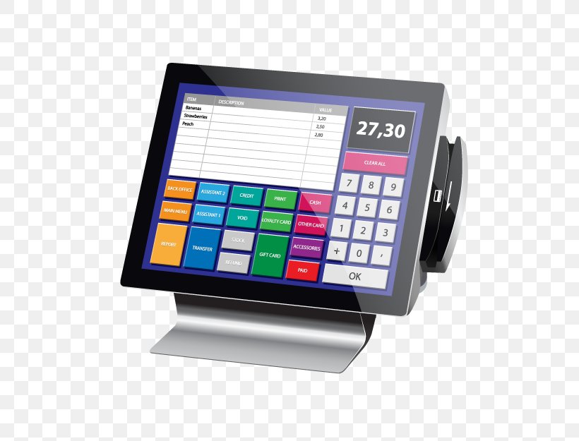 Cash Register Point Of Sale Card Reader Credit Card Barcode Scanners, PNG, 625x625px, Cash Register, Barcode, Barcode Scanners, Card Reader, Cash Download Free